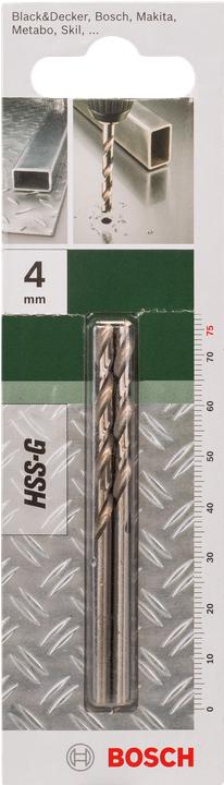 Actual product image Bosch Zubehör Metal drill HSS-G, DIN 338 D= 4.0 mm L= 75 mm (4 mm)