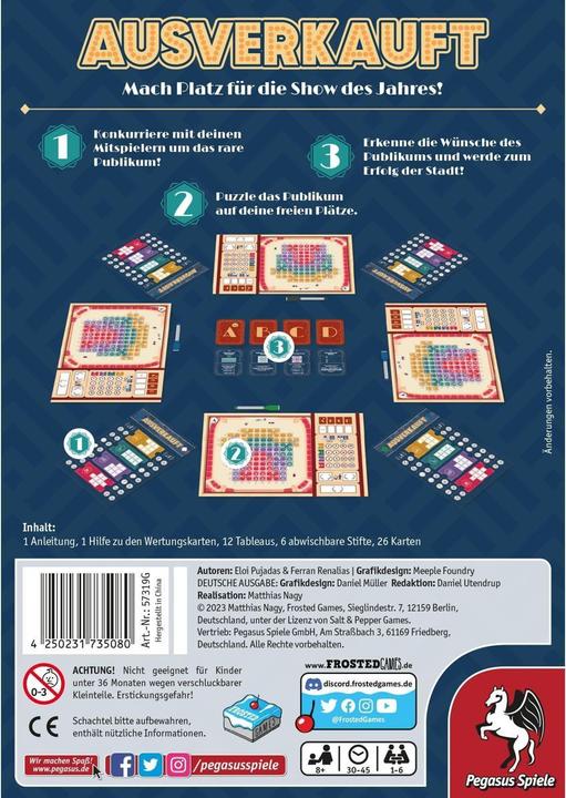 Immagine prodotto Pegasus Esaurito (Tedesco, 1 - 6 Giocatori)