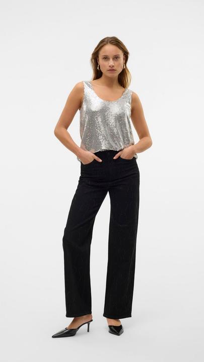 Produktbild Vero Moda VMTESSA Hohe Taille Weiter Beinschnitt Jeans Weit geschnitten (W31/L32)