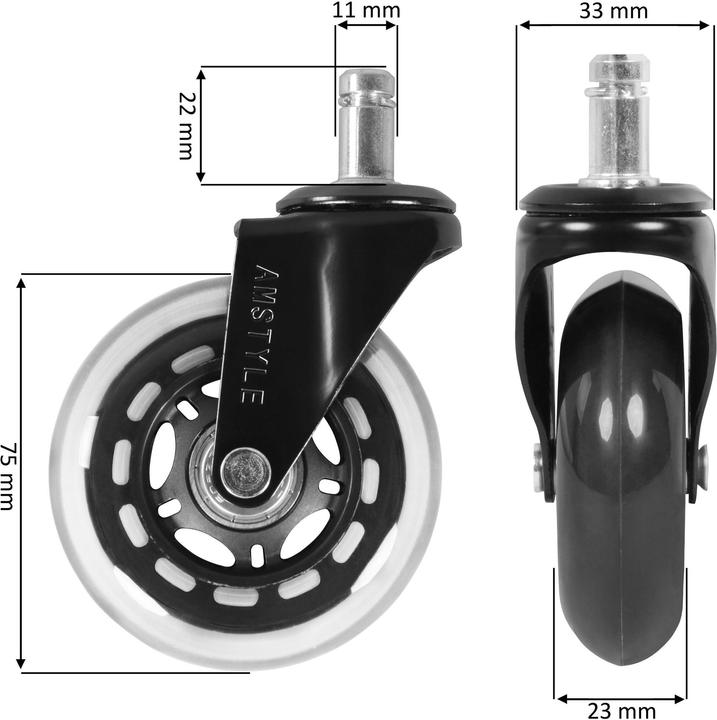 Actual product image Amstyle Rollers