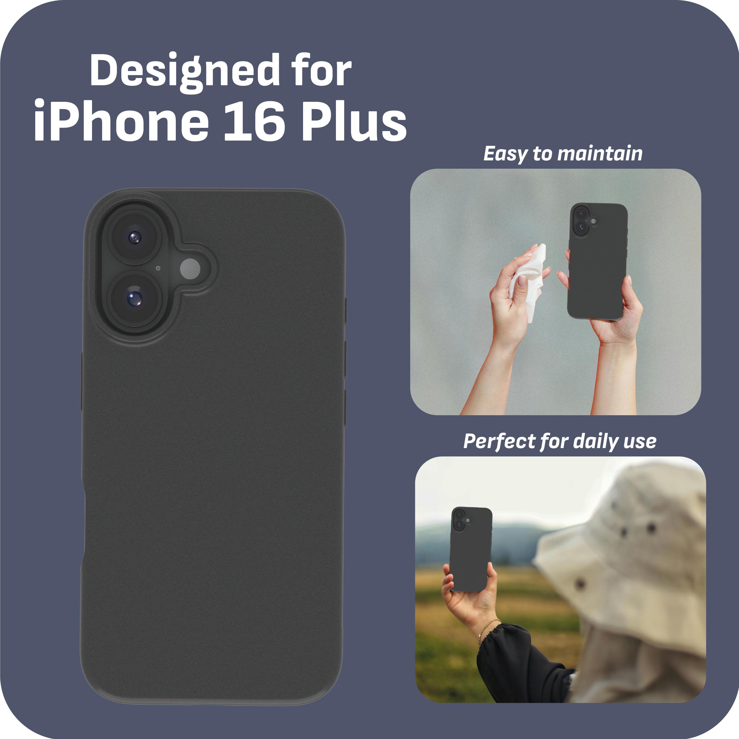Thumbnail - Cazy Soft TPU Schutzhülle (Apple iPhone 16 Plus), Smartphone Hülle, Schwarz