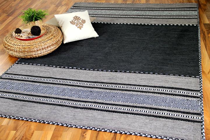 Produktbild Pergamon Natur Teppich Kelim Navarro (90 x 160 cm)