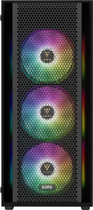 Produktbild Gamdias Aura GC2 Elite ARGB GAMING Miditower Black retail (ATX)