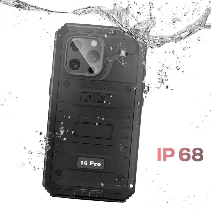 Immagine prodotto Avizar IP68 Hülle iPhone 16 Pro Rand verstärkt (Apple iPhone 16 Pro)