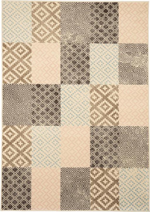 Produktbild Pergamon Designer Teppich Passion Pastell Patchwork Rosa Beige (120 x 170 cm)