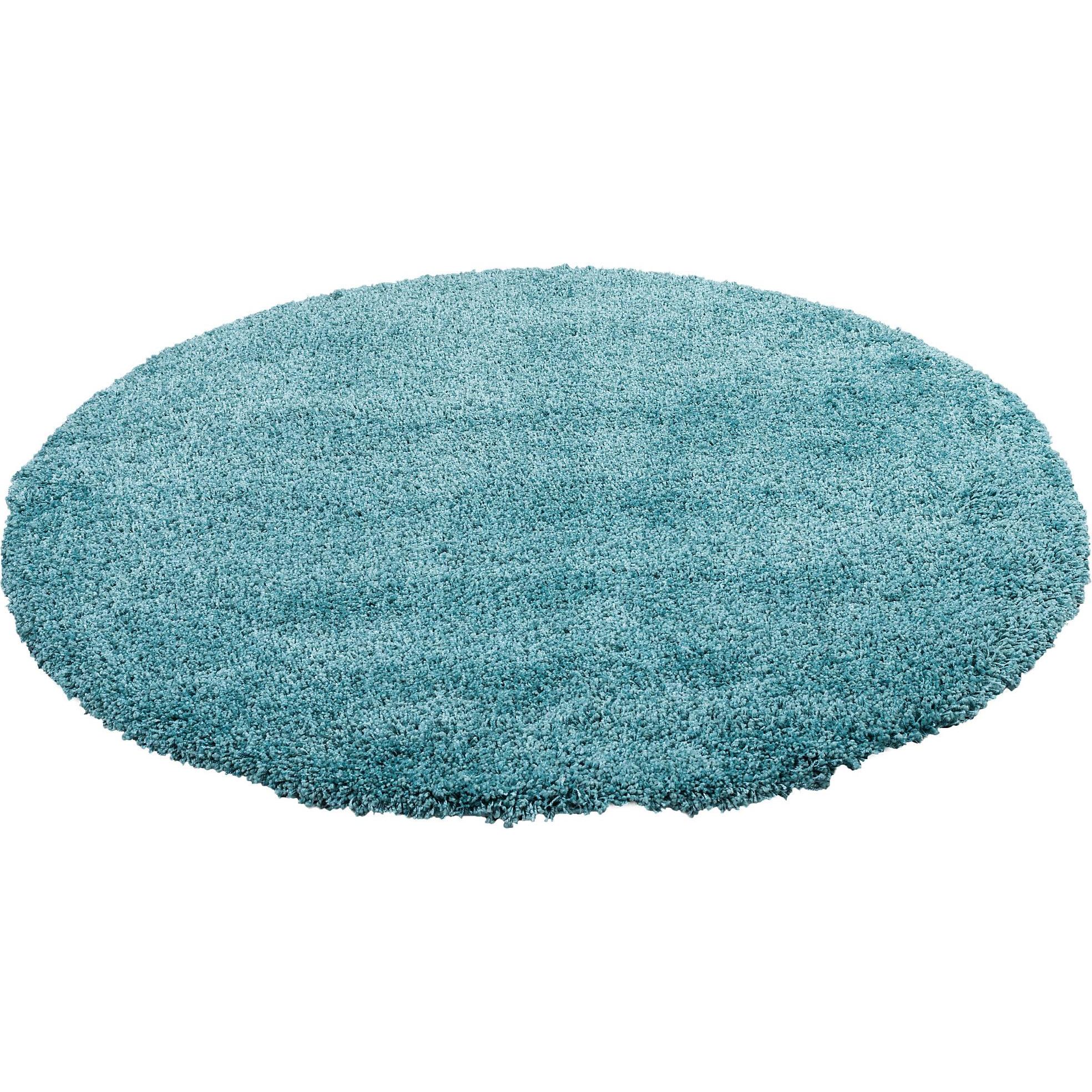 Pergamon, Teppich, Hochflor Langflor Shaggy Teppich Luxury (Ø 80 cm)