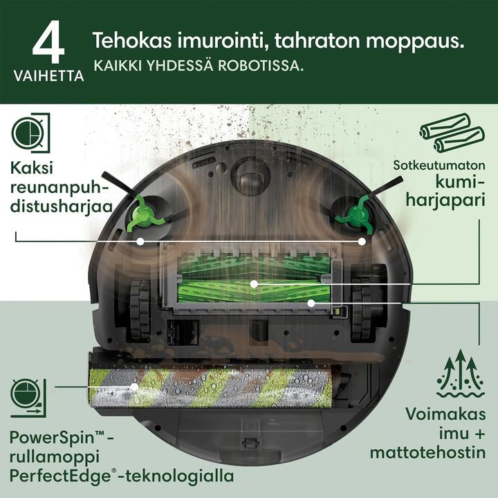Actual product image iRobot Roomba Max 705 Combo Vac Roboter + AutoEmpty™ Dock (Vacuum mopping robot)
