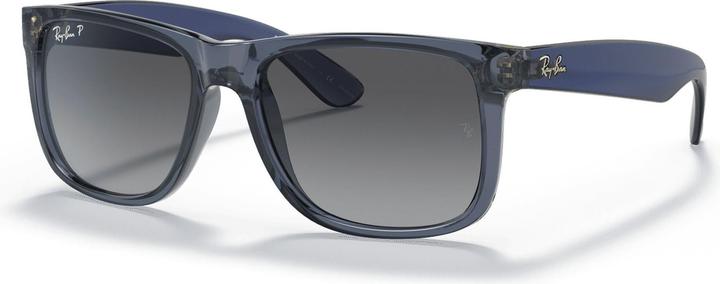 Blau transparent, Grau