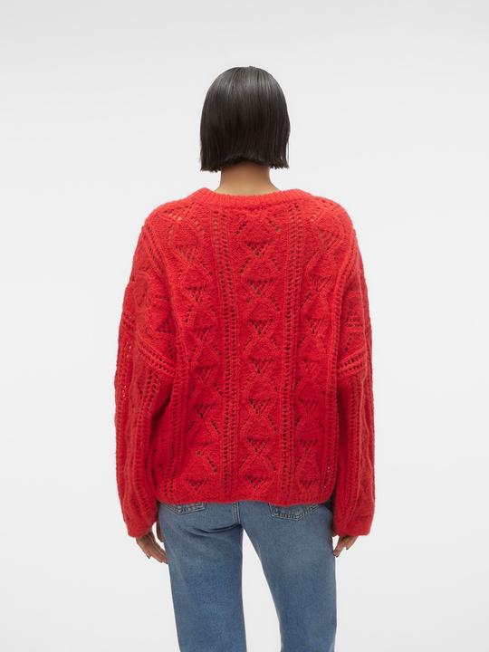 Produktbild Vero Moda Rundhals Voluminöser Armschnitt Pullover Strickpullover (L)