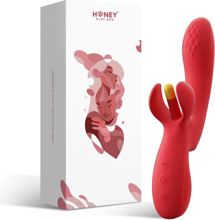 Image du produit Honey Play Box HoneyPlayBox – Fortexa Vibromasseur Tapotant A-Spot – Rouge