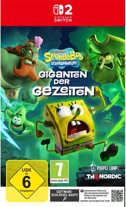 Produktbild THQ SpongeBob Schwammkopf: Giganten der Gezeiten (Game-Key Card) (PC, DE)