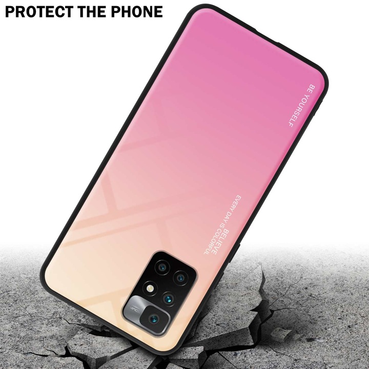 Actual product image Cadorabo TPU 2 colors glass envelope (Xiaomi Redmi 10)