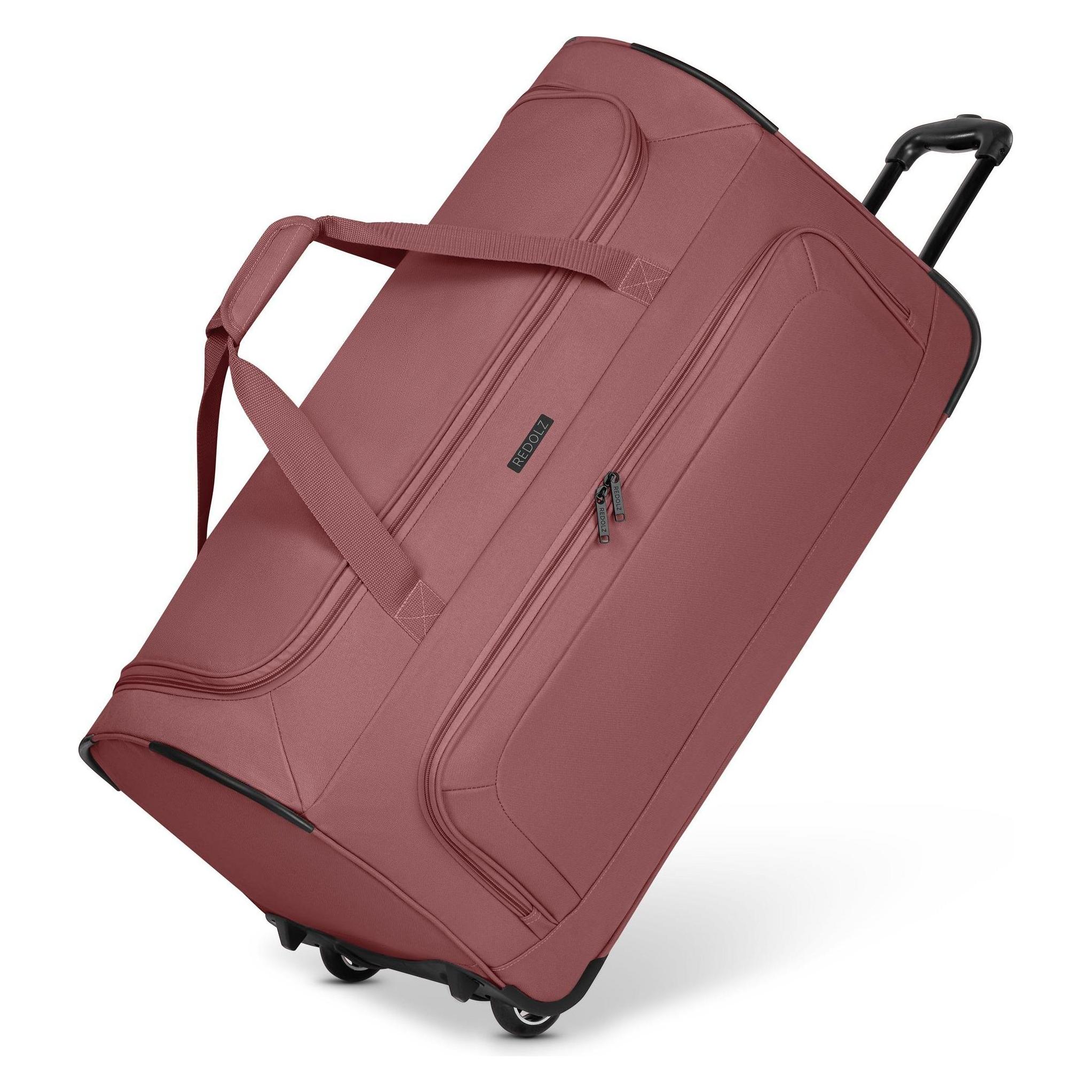 Redolz, Koffer, Duffle Essentials 2 Rollen Reisetasche 71 Cm, Rosa, (83 l)
