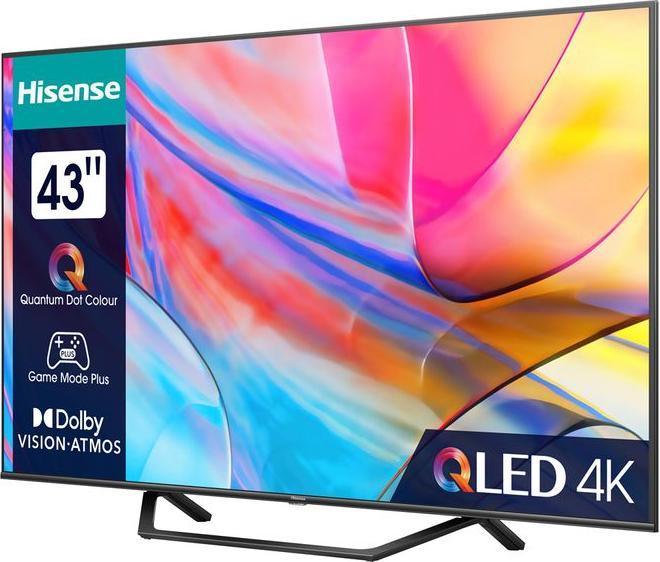 Actual product image Hisense TV 43A7KQ (43", A7K, QLED, UHD, 2023)