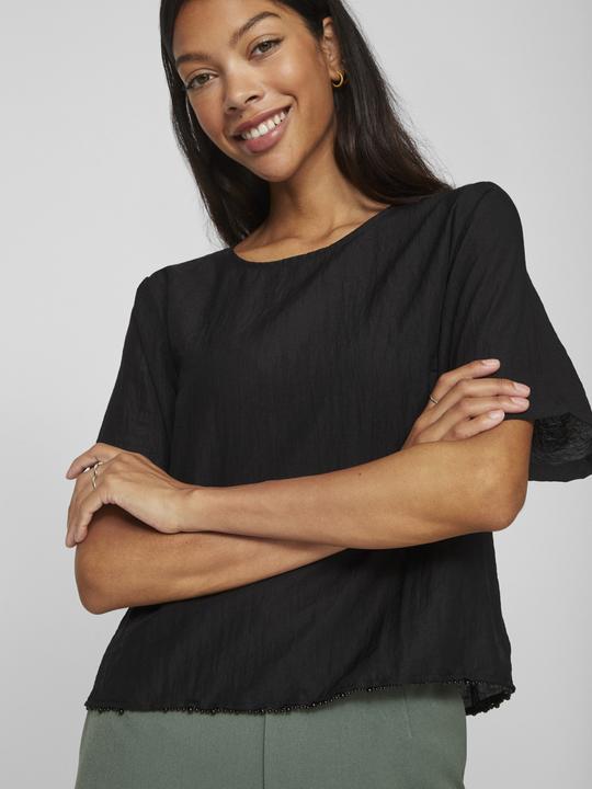 Image du produit Vila Haut à col rond et manches courtes (38)