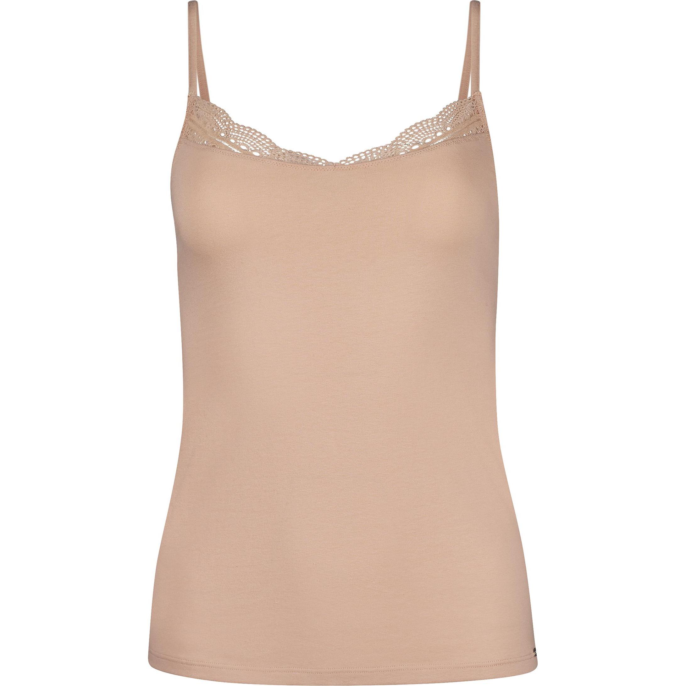 Skiny, Damen, Shirt, Unterhemd Casual Bequem sitzend Classic Cotton, Beige, (44)