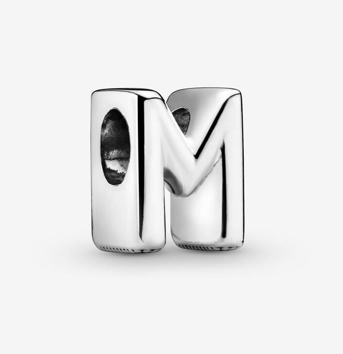 Actual product image Pandora Letter M (Silver)