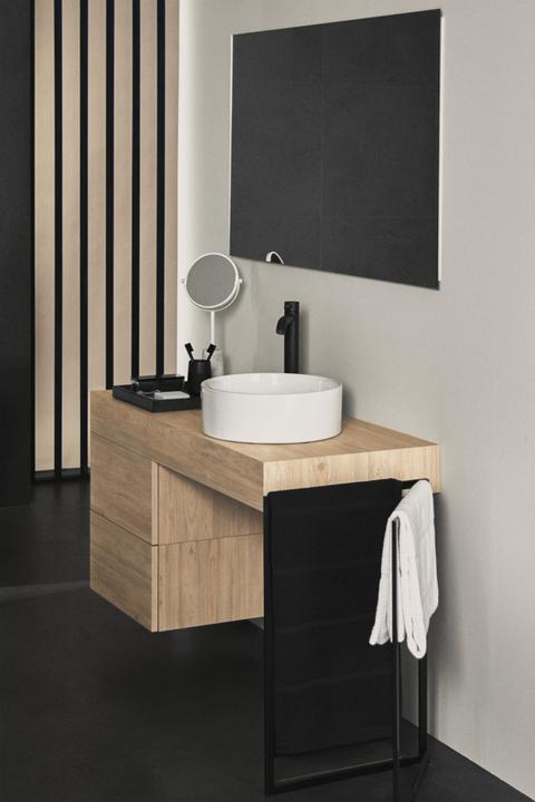 Actual product image Ideal Standard IDS Countertop washbasin STRADA II o ÜL o HL round d= 450mm white I+ (450 mm, 450 mm)