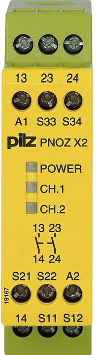 Produktbild Pilz Not-Halt-Schaltgerät PNOZ X2 24VUC