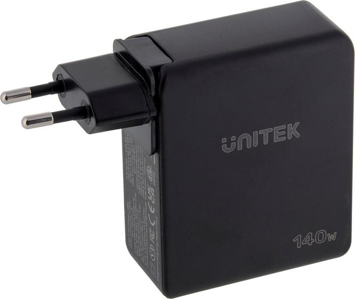 Actual product image Unitek ŁADOWARKA GAN 2X USB-C USB-A 140W (140 W)