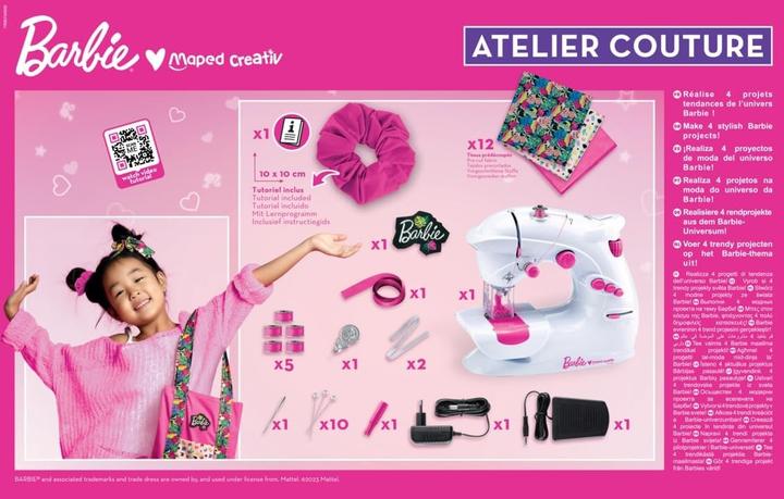 Image du produit Maped Machine à coudre Creativ Barbie blanc