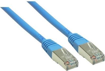 Produktbild Good Connections RNS® Patchkabel mit Rastnasenschutz, Cat. 6, S/FTP, PiMF, PVC, 250MHz, blau, 1m (S/FTP, CAT6, 1 m)