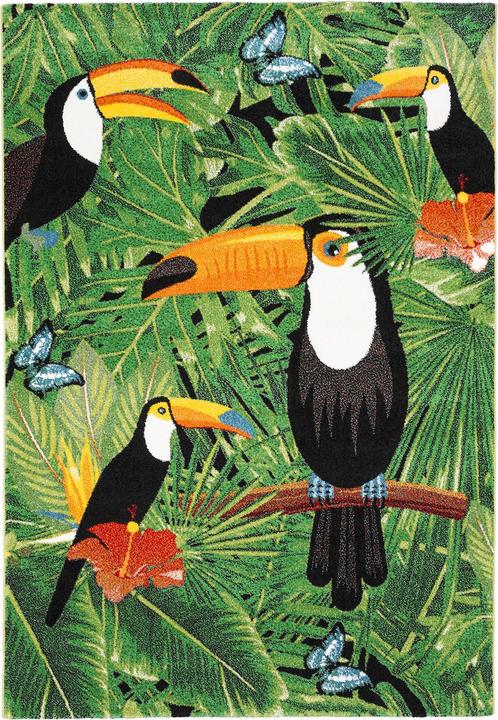 Produktbild Pergamon Designer Teppich Faro Tropical Tukan (160 x 230 cm)