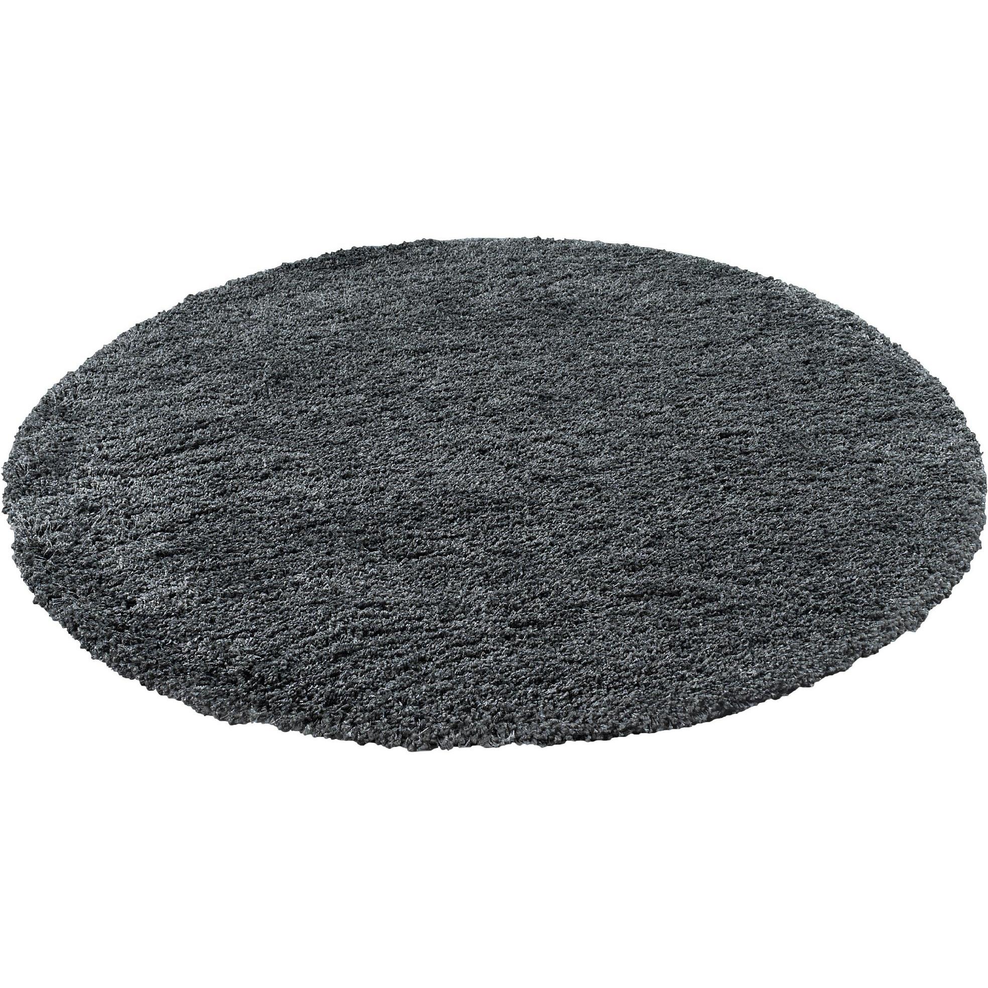 Pergamon, Teppich, Hochflor Langflor Shaggy Teppich Luxury (Ø 120 cm)
