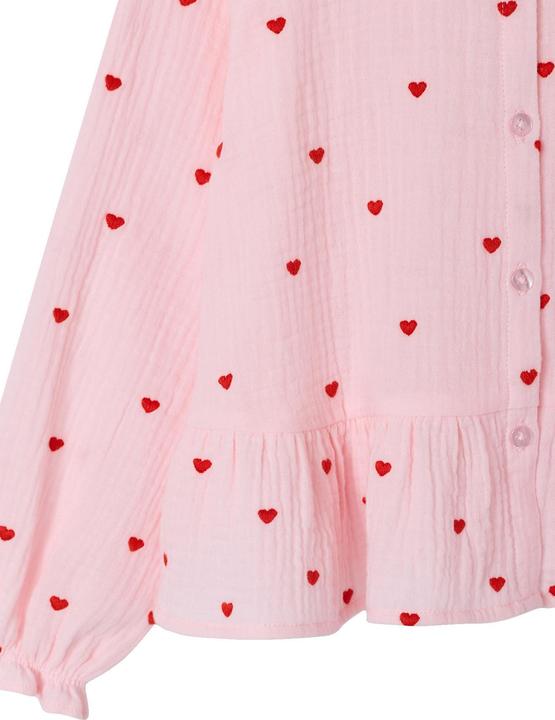 Immagine prodotto Vertbaudet Musselinbluse Mädchen mit Knopfverschluss (128)