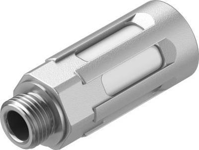 Image du produit Festo Silencieux, corps aluminium, air comprimé, G1/8″, vis sans tête, polyéthylène
