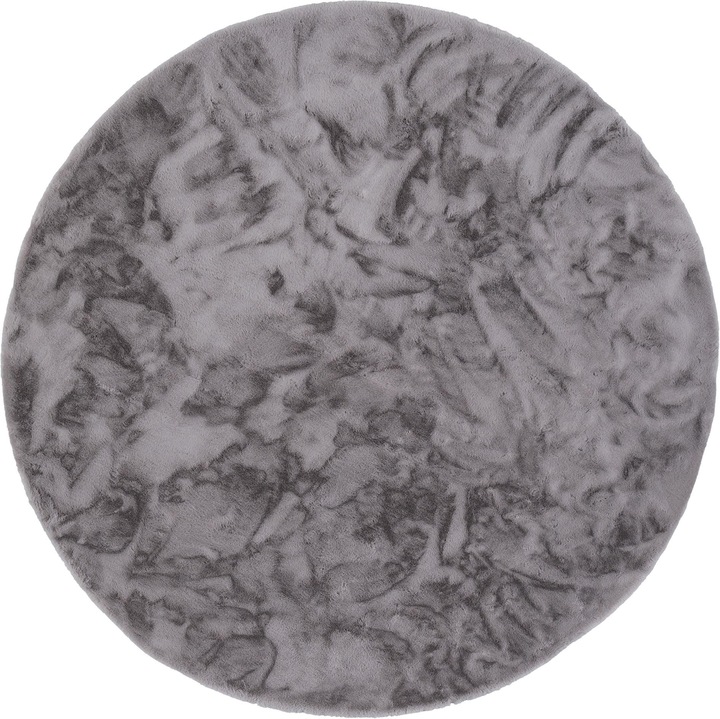 Produktbild Pergamon Luxus Super Soft Fellteppich Plush Rund (Ø 80 cm)