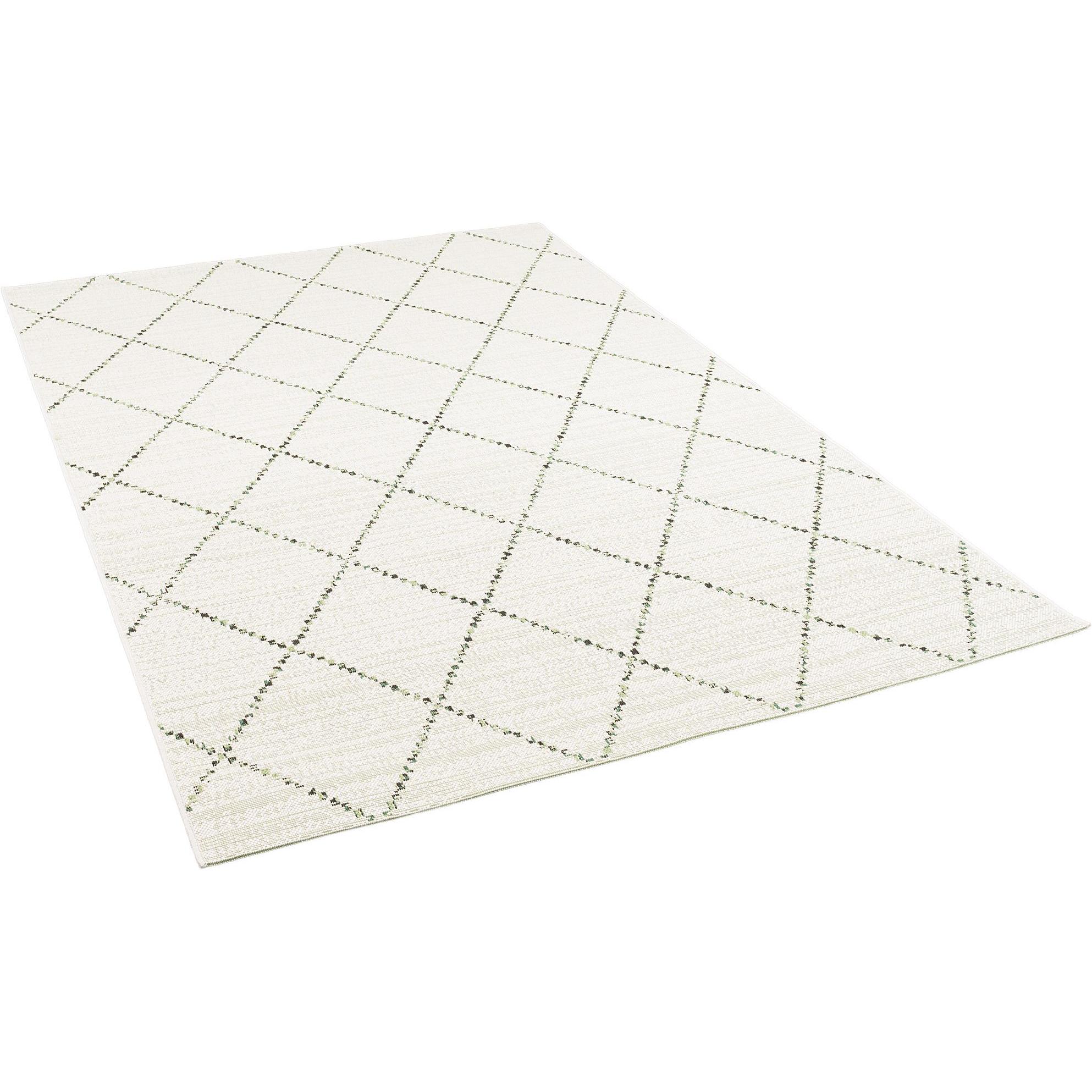 Pergamon, Teppich, In- und Outdoor Teppich Flachgewebe Carpetto Rauten (140 x 200 cm)
