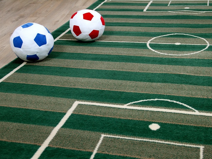 Produktbild Pergamon Trendline Teppich Fussballplatz (160 x 225 cm)
