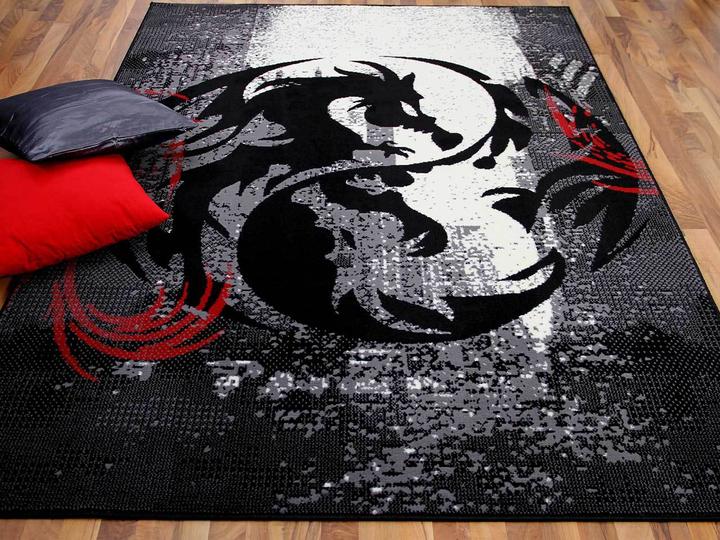 Produktbild Pergamon Trendline Teppich Drachen (160 x 225 cm)