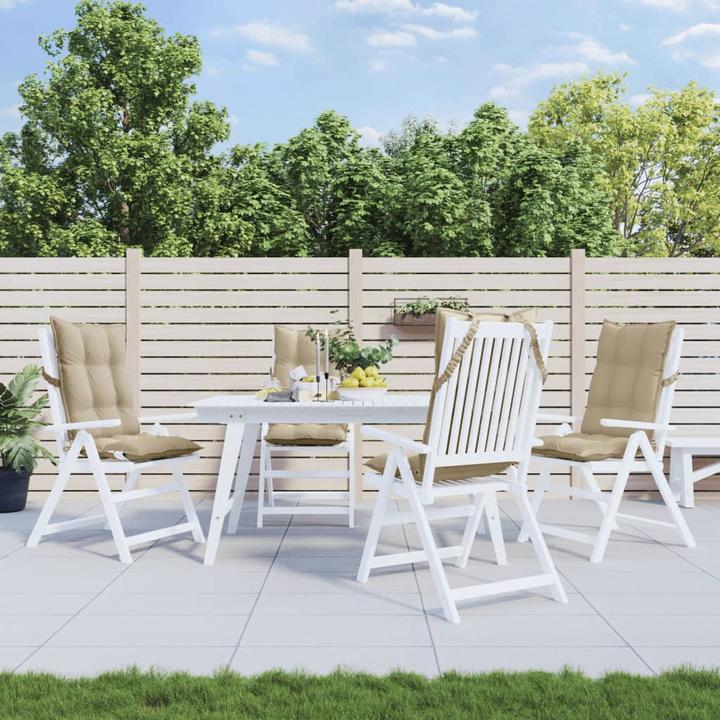 Produktbild VidaXL Hochlehner-Auflagen 4 Stk. Oxford-Gewebe (120 x 50 x 7 cm)