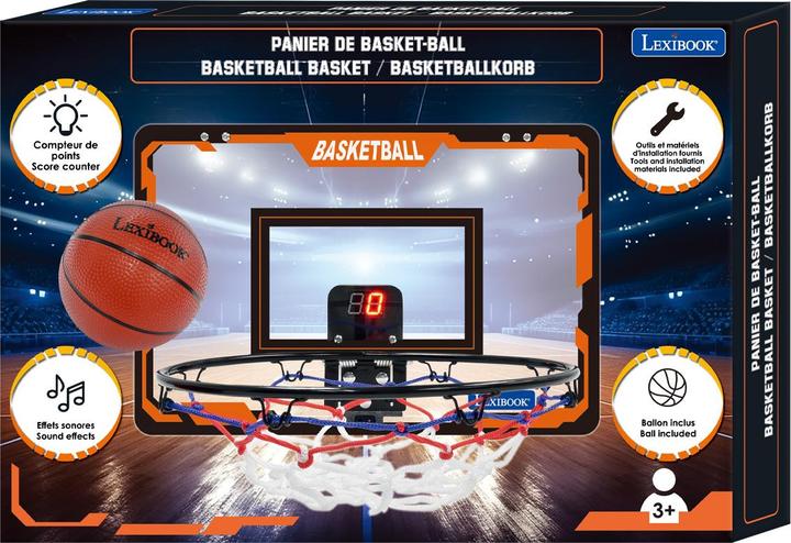 Actual product image Lexibook Basketball basket with score counter (450x300mm) (JG920)