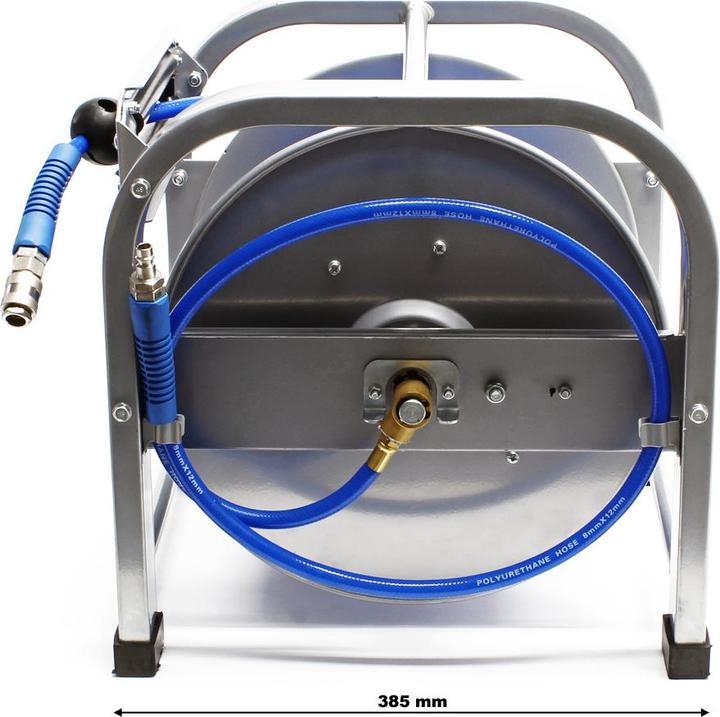 Produktbild Wiltec Automatischer Druckluft Schlauchaufroller 30 m 12 bar Schlauchtrommel