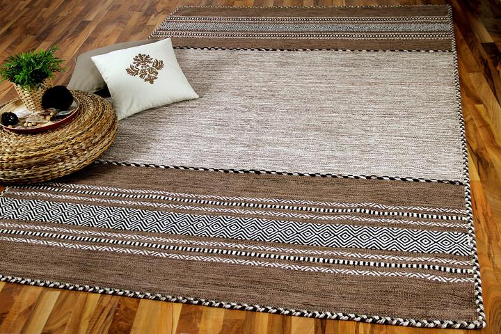 Produktbild Pergamon Natur Teppich Kelim Navarro (170 x 240 cm)