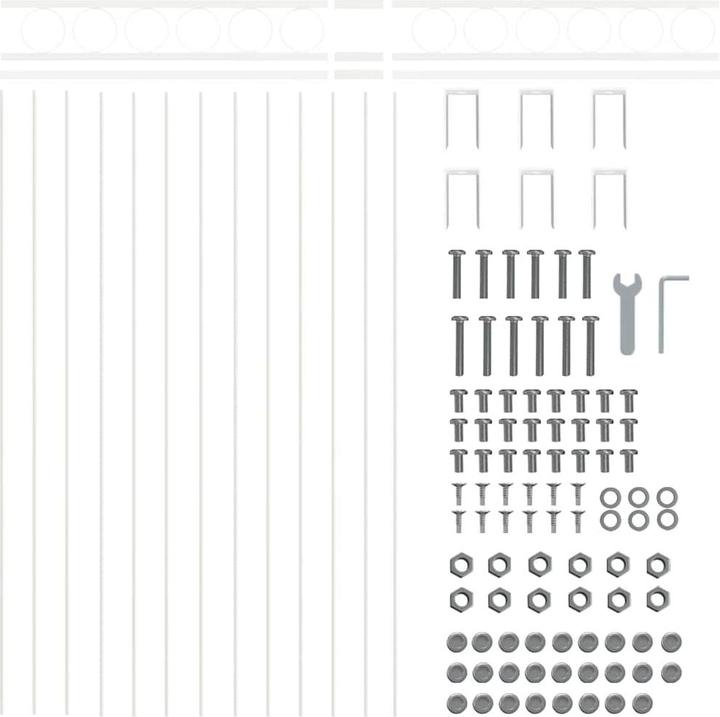 Produktbild vidaXL Moderner Zaun