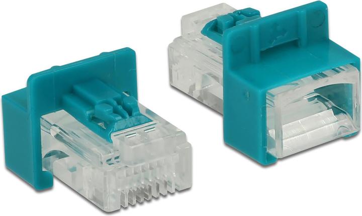 Image du produit Delock Clip de verrouillage RJ45 avec connecteur (Câble réseau Connecteur)