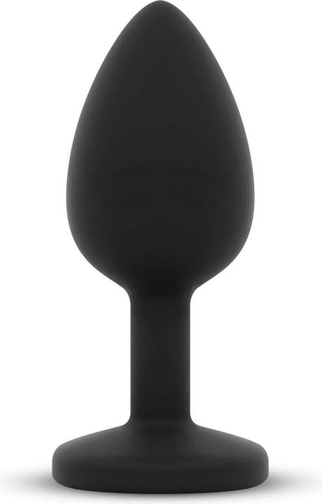 Easytoys Butt Plug met Kristal - Zwart