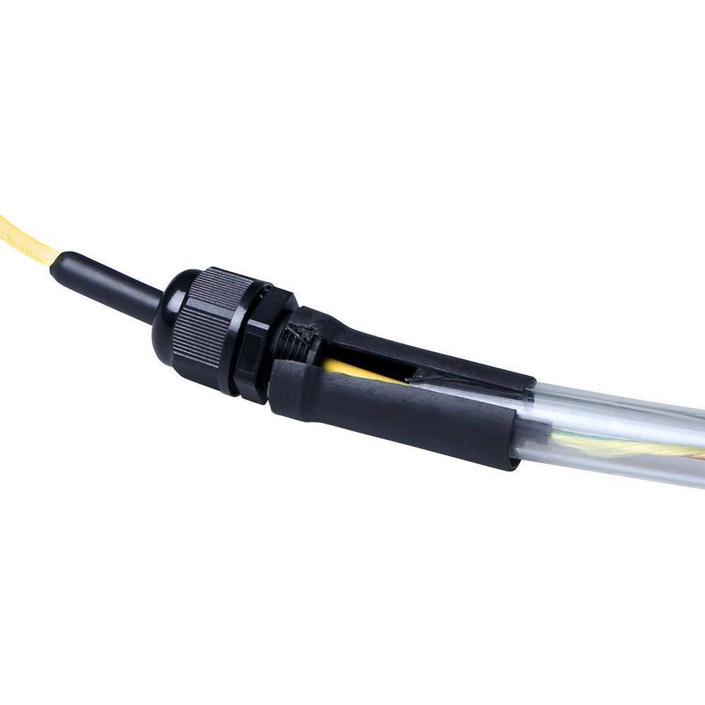 ACT Gepanzertes Glasfaser-Patchkabel (CAT6, 60 m), Netzwerkkabel