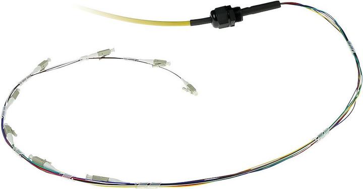 Actual product image Armored fiber optic patch cable (CAT6, 60 m)