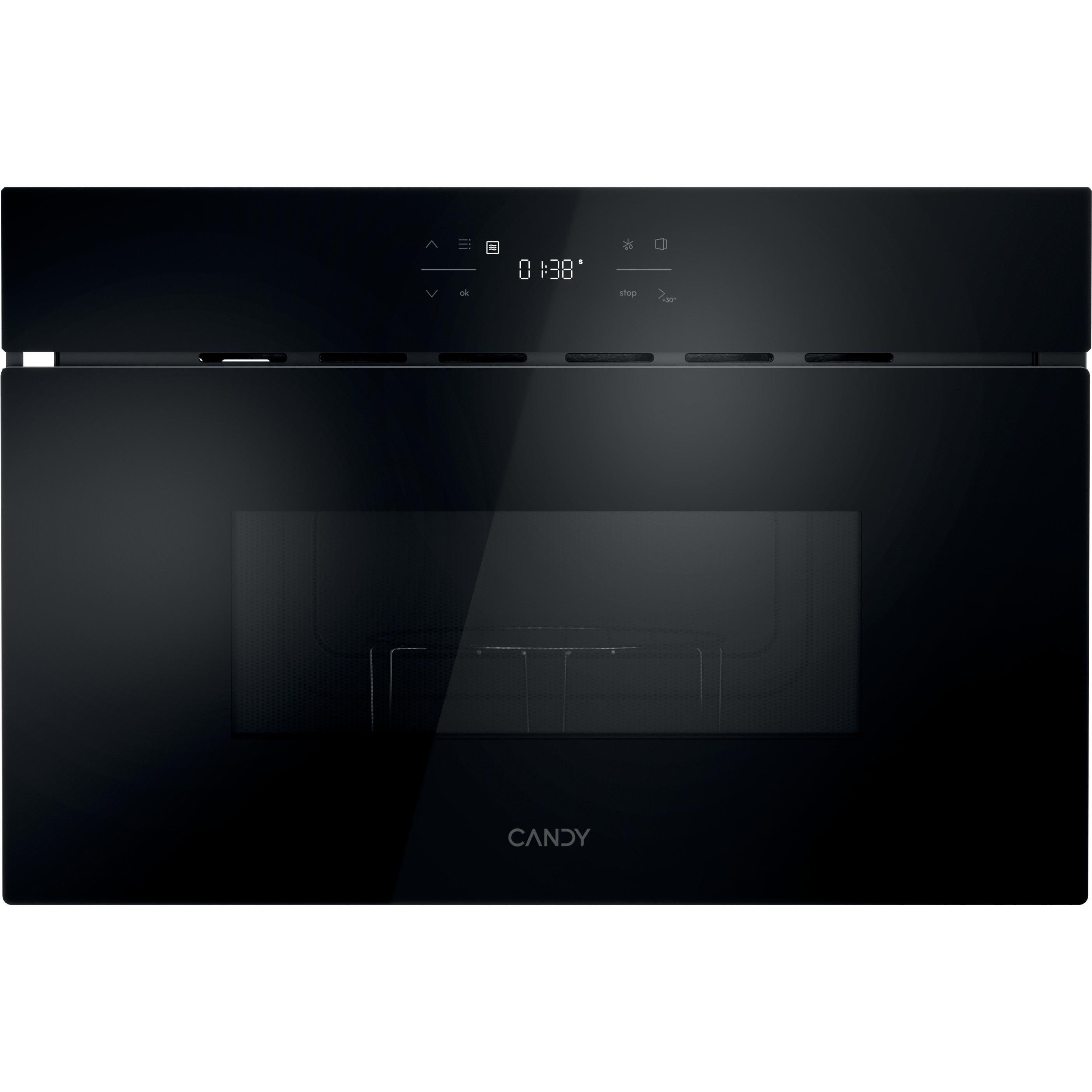 Candy CA38SMBF7XS, Microonde a incasso, Nero