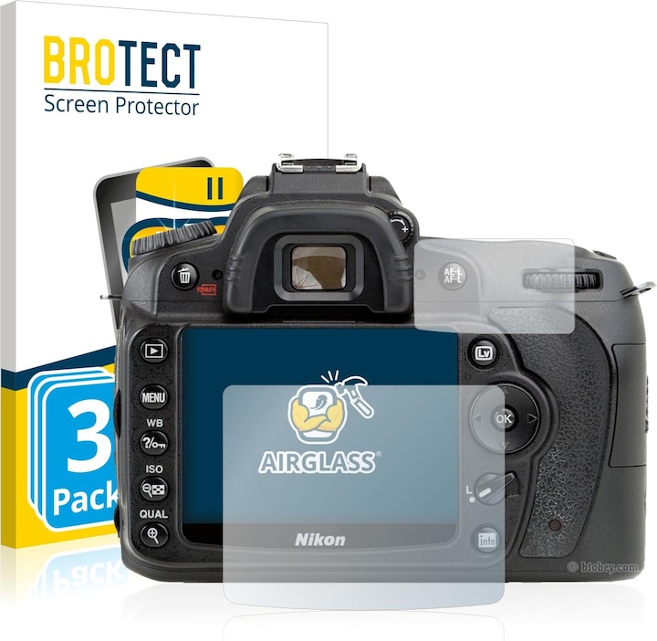 Produktbild BROTECT AirGlass Panzerglasfolie (Displayschutz, D90)