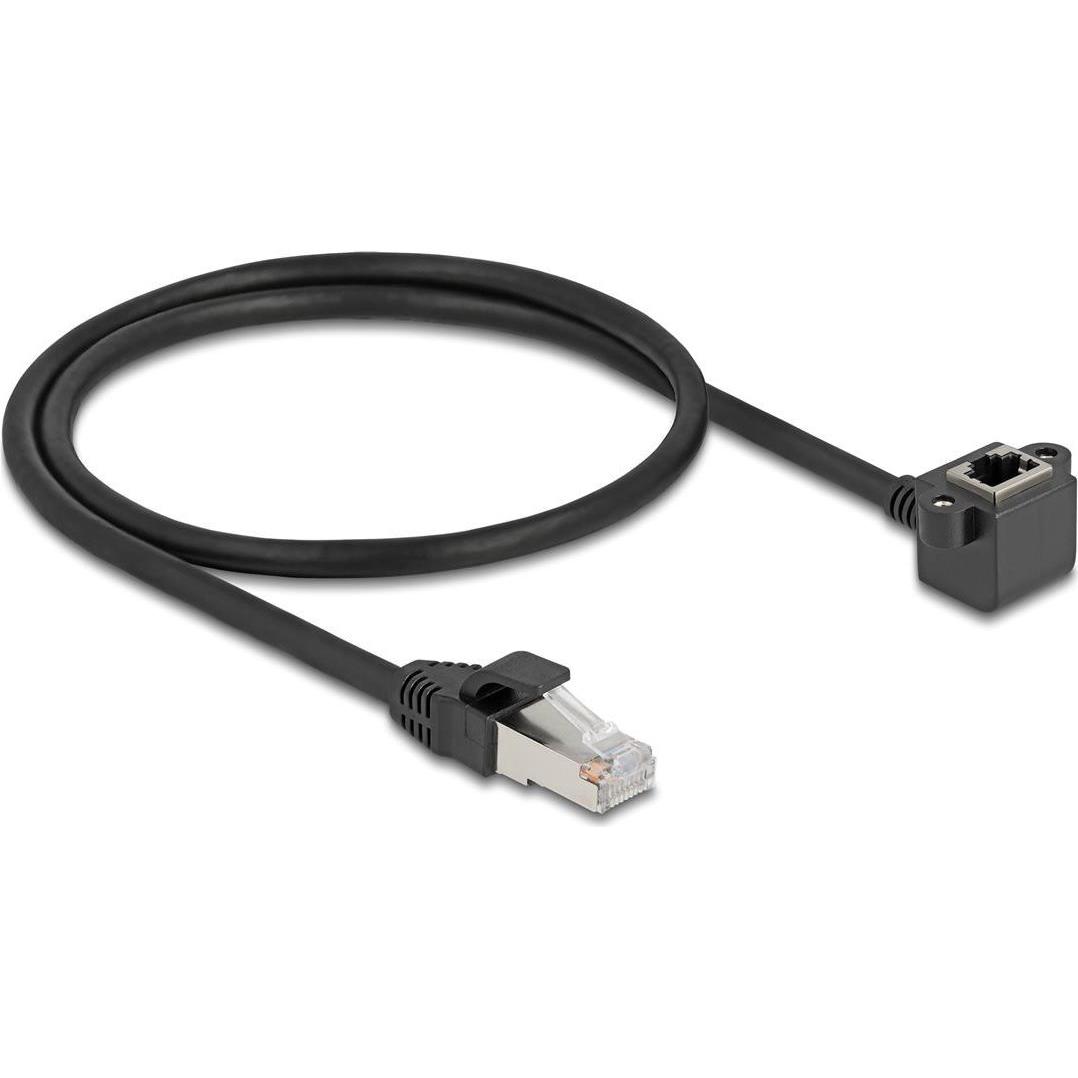 Thumbnail - Delock Netzwerk Verlängerungskabel RJ45 Stecker zu RJ45 Buch (F/UTP, CAT6, 0.50 m), Netzwerkkabel