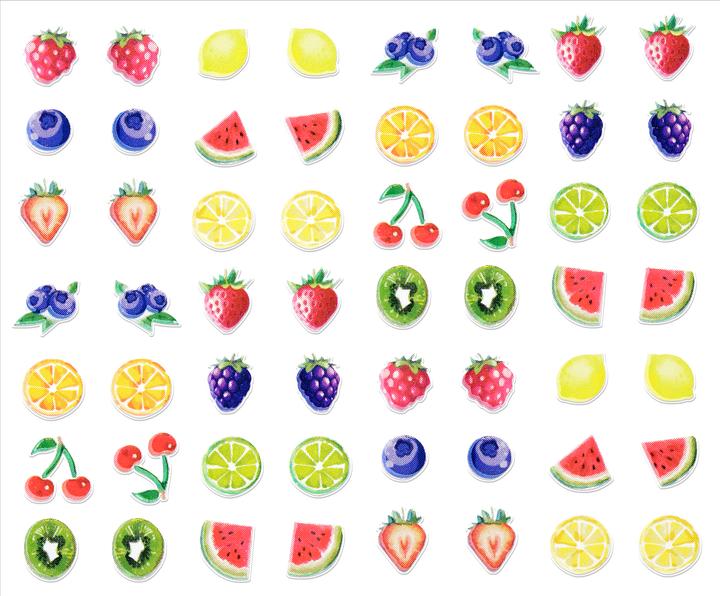 Actual product image essence let's get JUICY FRUITY nail sticker (Whip It Good)
