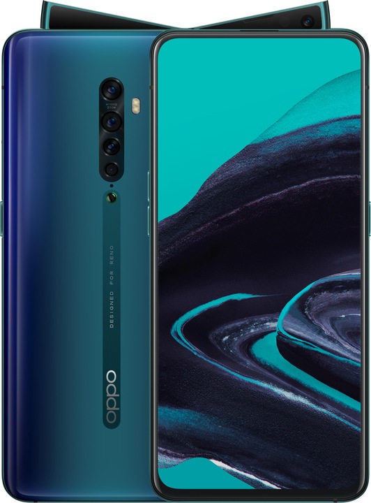 Actual product image OPPO Reno2 (256 GB, Ocean Blue, 6.50", Hybrid Dual SIM, 48 Mpx, 4G)