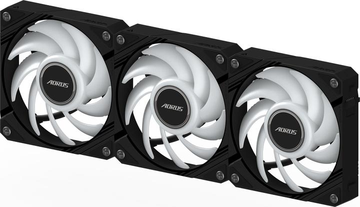 Actual product image Gigabyte AORUS EZ CHAIN FAN 120 (3-Pack)