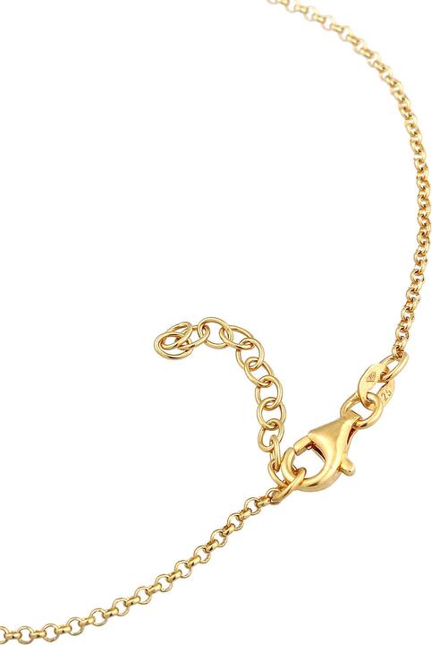 Immagine prodotto Elli Gioielli del piede Mezza Luna Astro Moonstone Argento 925 (Pietra lunare, Argento 925, 22 cm)